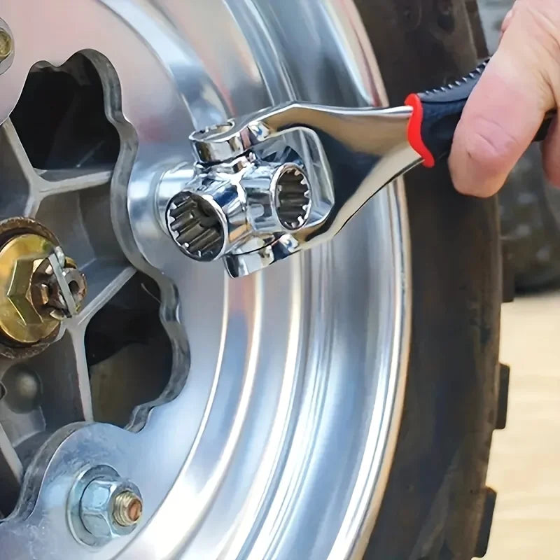 Hot-selling 52-in-1 Tool Set, Universal Ratchet Spline Bolt Socket, Manual Tool, 360° Multi-function Tiger Wrench
