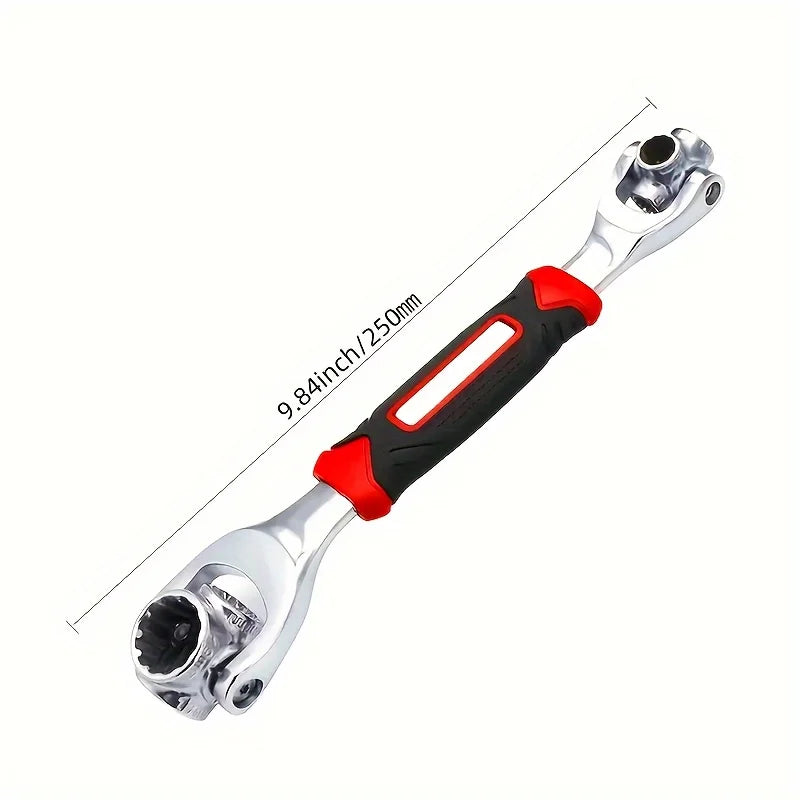 Hot-selling 52-in-1 Tool Set, Universal Ratchet Spline Bolt Socket, Manual Tool, 360° Multi-function Tiger Wrench