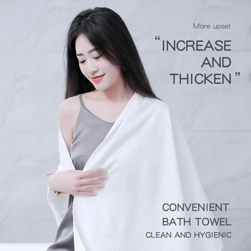 Large Thick Bath Towel Hotel Towel Soft Absorbent Face Towel Disposable Compressed Towel Travel Towel
