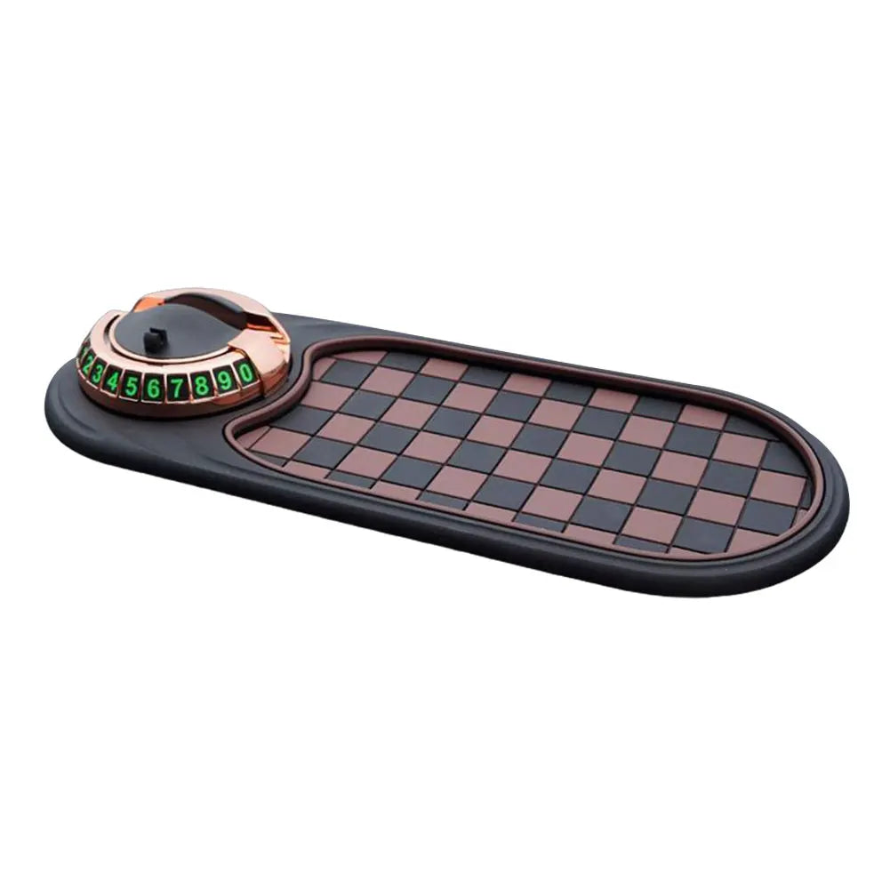 Car Dash Mat Anti Slip Rug with Auto Phone Holder Silicone Dashboard Car Pad Mat for Phones Keys Gadgets