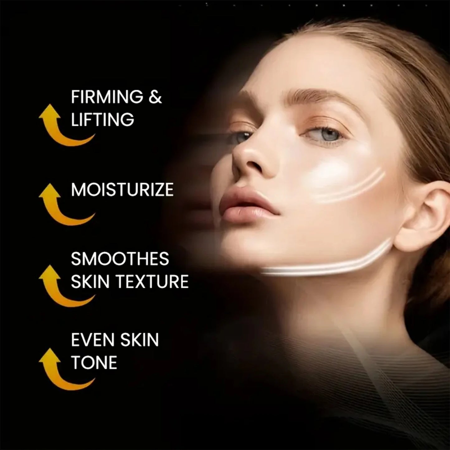 Bee Venom Instant Facial Lifting Cream Firms and Lifts Loose Skin, Smoothes Skin |   Alcohol-Free, Containing Hyaluronic Acid, Suitable for All Skin Types