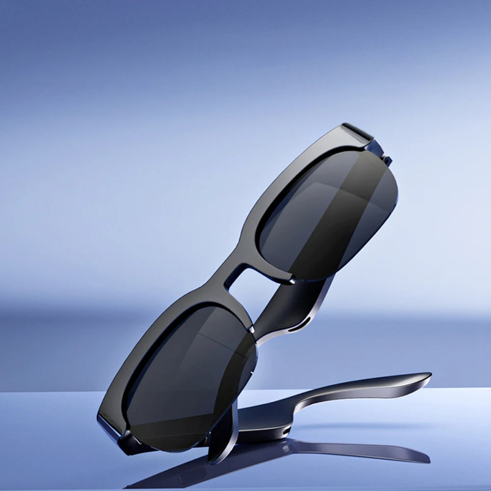 Smart Glasses with AI Translator Hands-Free Music & Calls BT Sunglasses UV Protection Outdoor Sports Headphones for Men Women