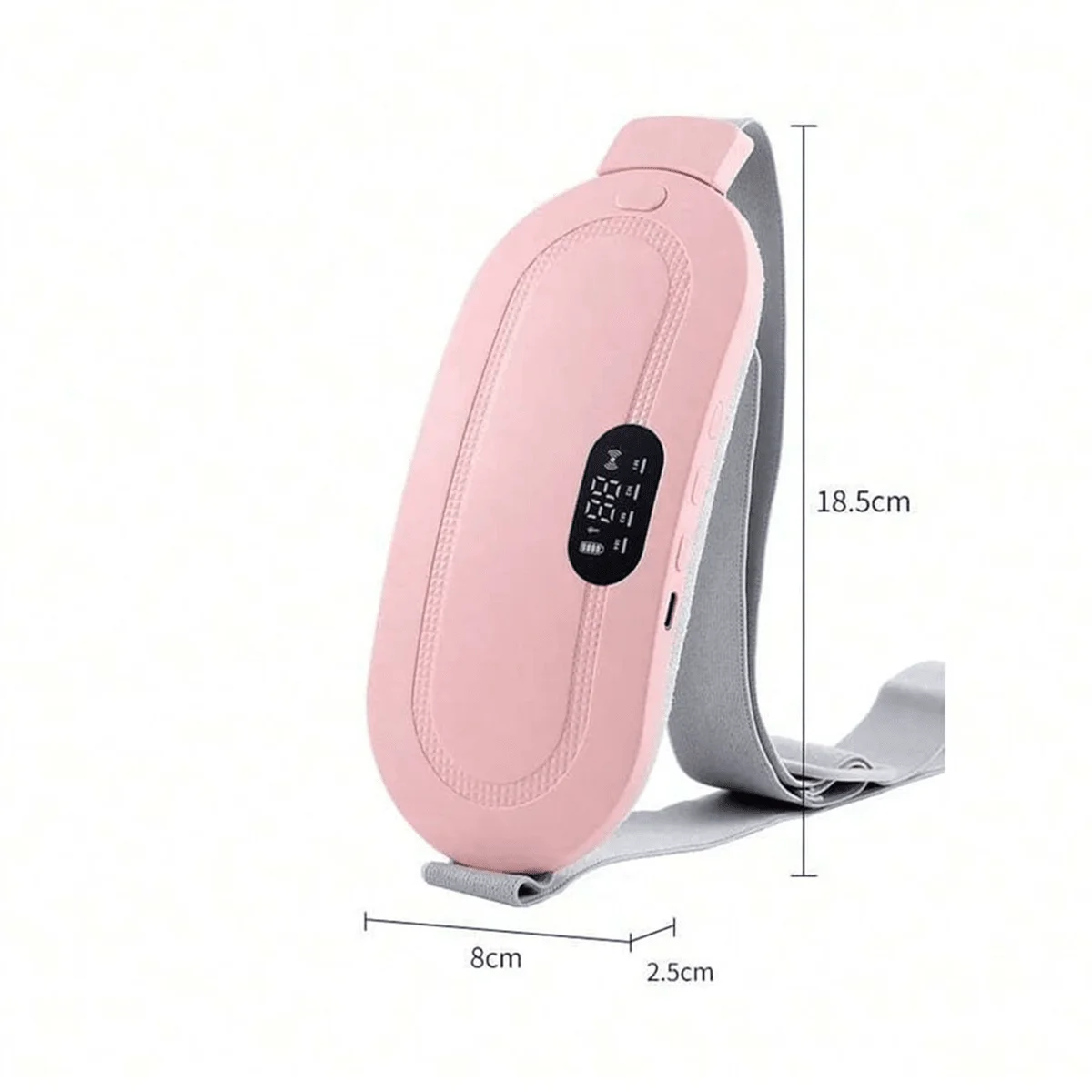 Electric Menstrual Heating Belt for Women Menstrual Spasm Massager Vibrator Relieves Discomfort Adjustable Waist Heating Pad