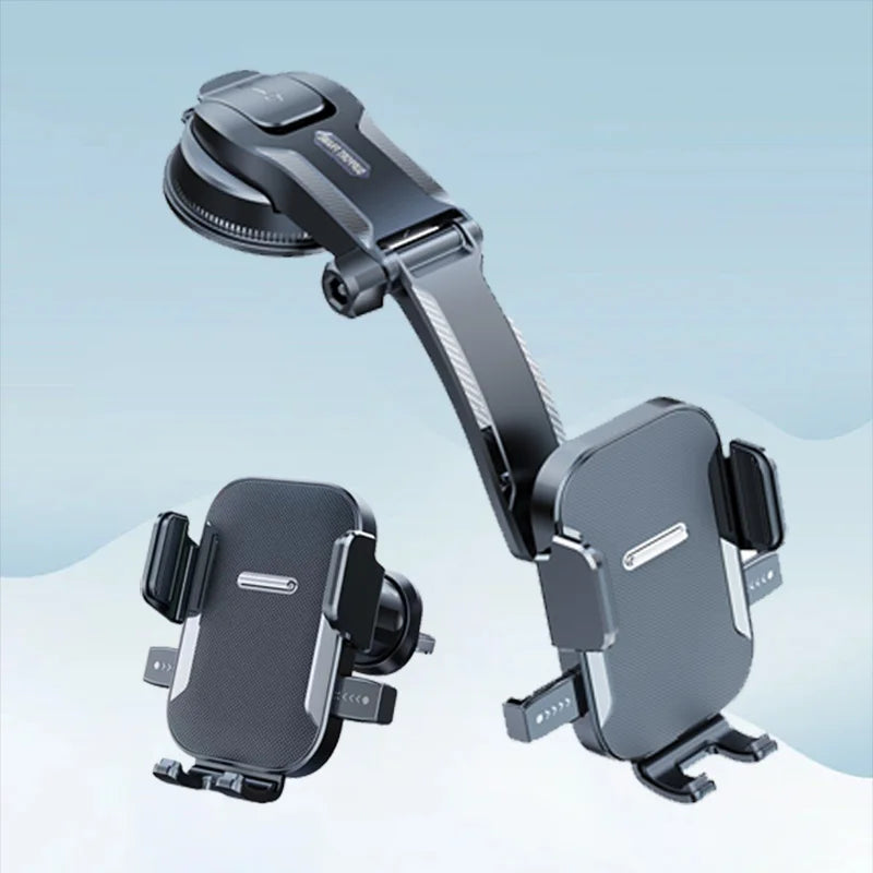 Car Phone Holder – Nano Flexible Silicone, 360° Rotation, Doesn't Block Screen, Compatible with iPhone Series for iPhone 17