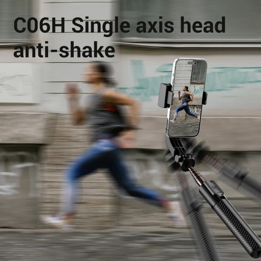 COOL DIER New 2025 Bluetooth Handheld Gimbal Stabilizer Mobile Phone Selfie Stick Adjustable Tripod for Smartphone Tiktok Live