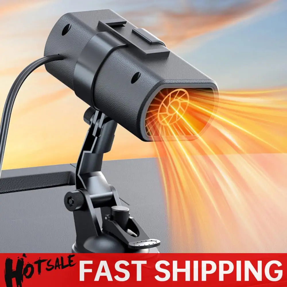 12V 200W Car Heater Demister Universal Car Defogger Adjustable Window Windshield Defrosting Heater Car Accessories