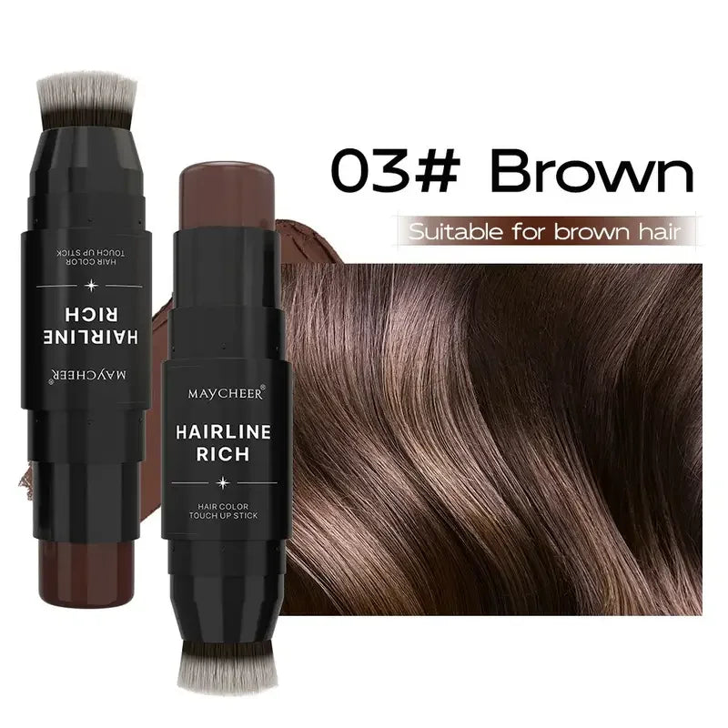 Waterproof Hairline Concealer Stick - Instantly Conceal Roots and Shadows for a Natural-looking Makeup Look Shadow Powder Stick