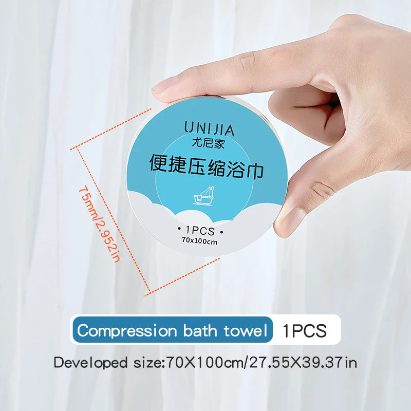 Large Thick Bath Towel Hotel Towel Soft Absorbent Face Towel Disposable Compressed Towel Travel Towel